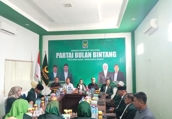 Bawaslu NTB Kunjungi DPW PBB NTB, Perkuat Konsolidasi Demokrasi dan Pengawasan Pemilu