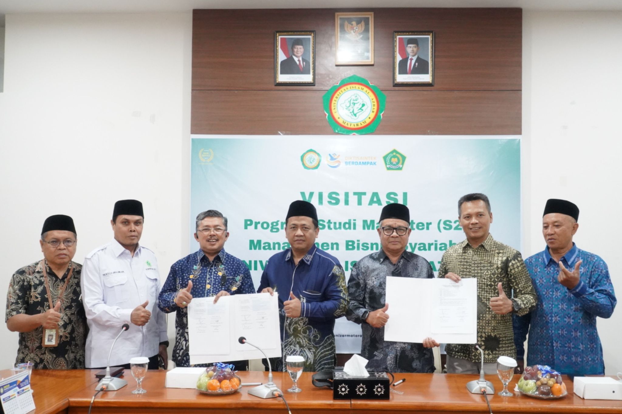 Visitasi asesmen lapangan pembukaan Magister Manajemen Bisnis Syariah UNIZAR
