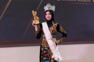 Mahasiswi UNIZAR Raden Roro Ratu Zahra Afifa Soesetio, pemenang The Winner Muslimah Universe 2026 NTB