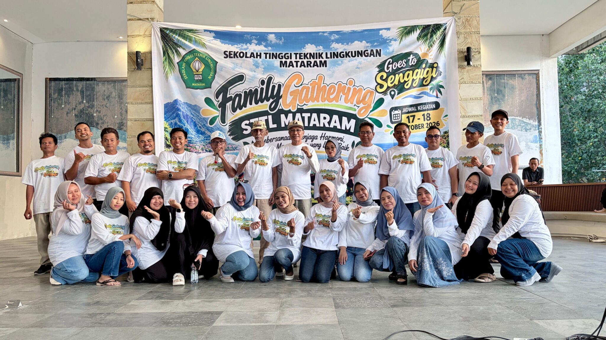 Family gathering STTL Mataram bersama dosen dan tenaga kependidikan di Hotel Lois Kainne, Lombok Barat, 17–18 Oktober 2026